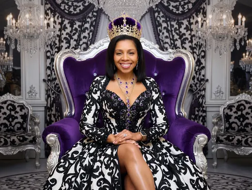 AI Themed Portraits: Queen on the Throne